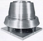Spun aluminum mushroom Canada Blower roof fan ventilator